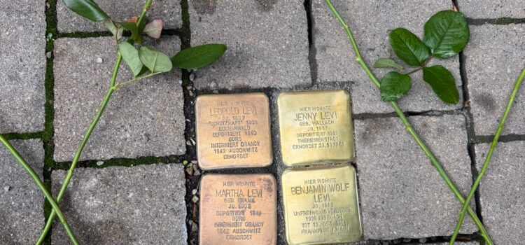 Erinnern, damit Geschichte sichtbar bleibt – Stolpersteinverlegung in Bebra